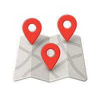 icon multiple locations